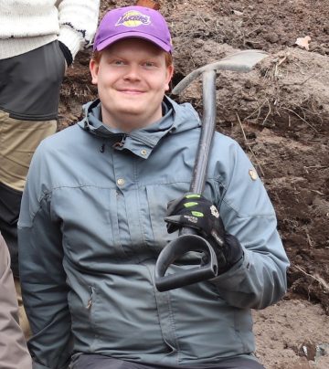 Archaeologist, assistant researcher, MA  Jaakko Ervasti 